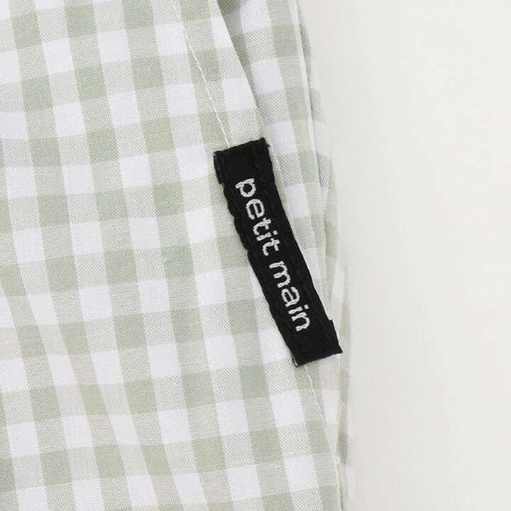 [Link] Check Half Pants,Ivory, medium image number 5