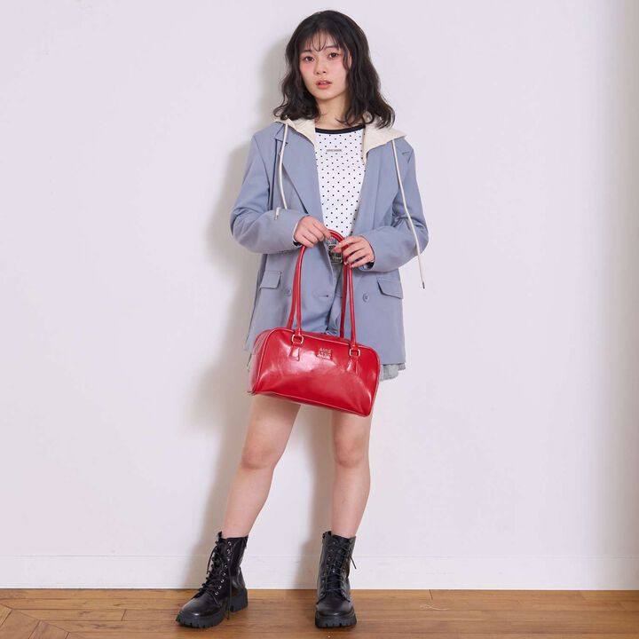 [LTXC] Square Long Handle Boston Bag,Ivory, medium image number 2