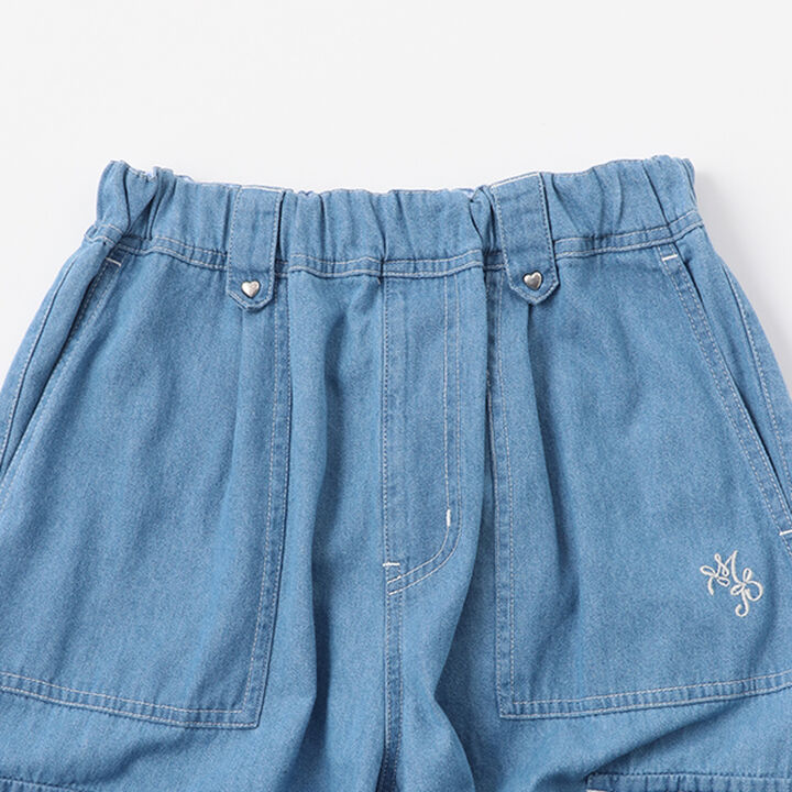 2 WAY Cargo Pants with Heart Button Pocket [Functional Material],Ivory, medium image number 15