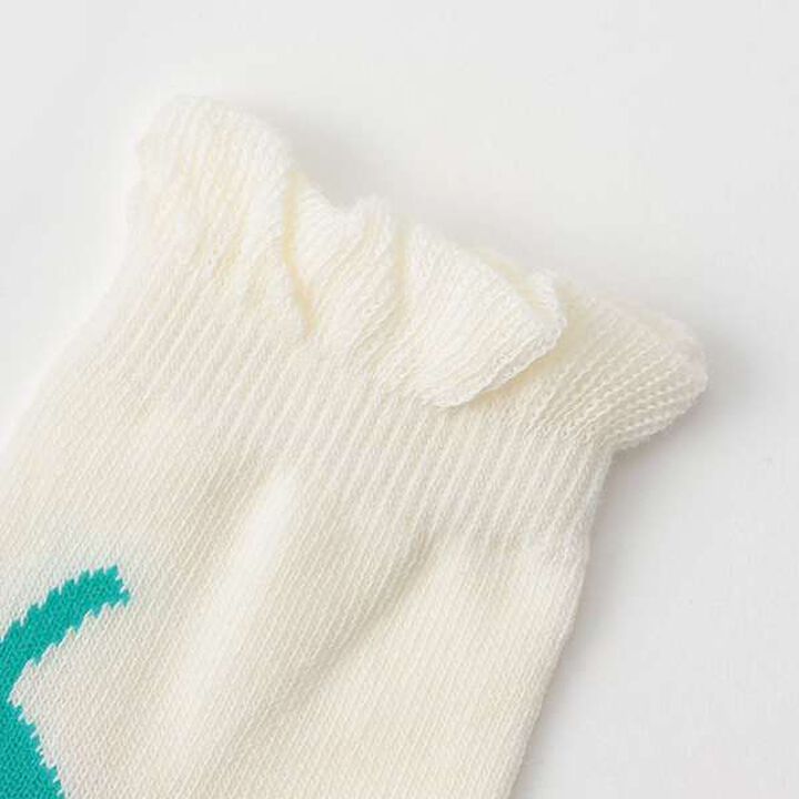 Strawberry Crew Socks,Pearl white, medium image number 1