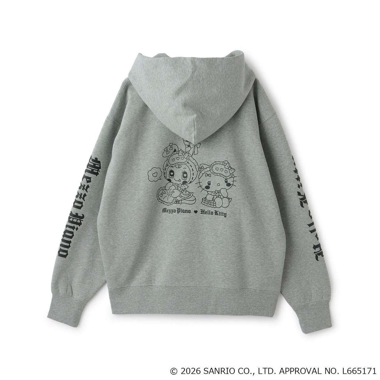 Hello Kitty x Berie-chan Zip Parka,Black, large image number 1