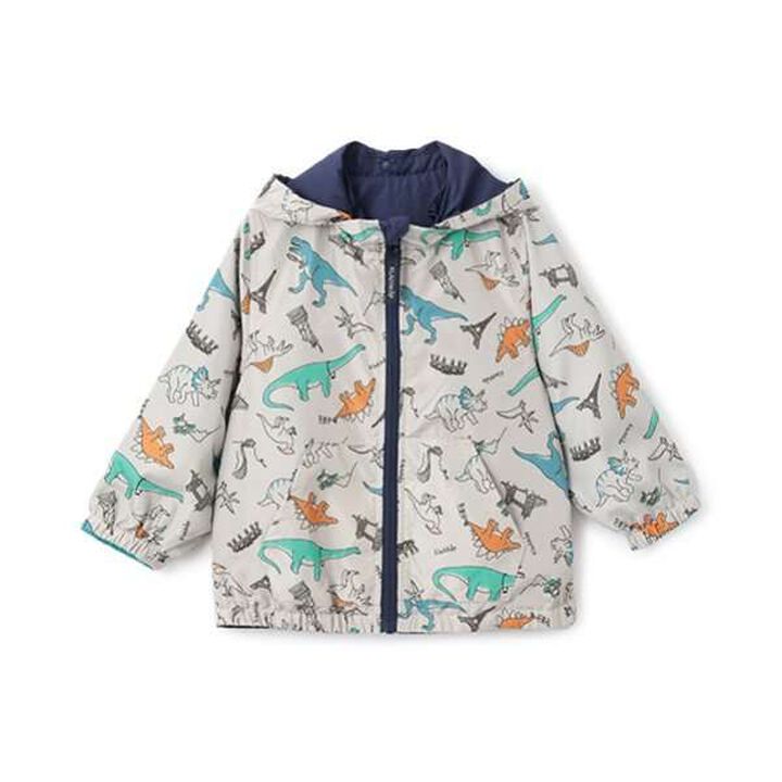 Dinosaur Reversible Windbreaker,Beige, medium image number 14