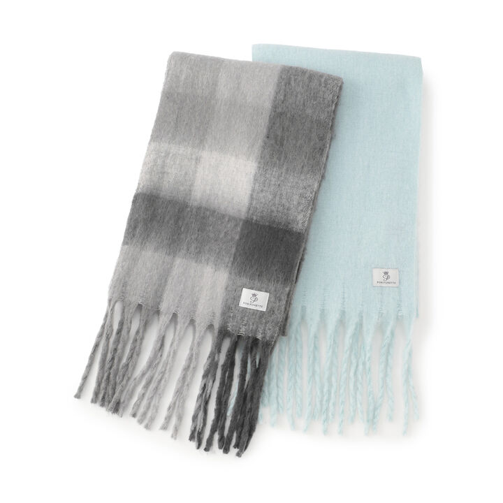 [Anti-Static] Loop Yarn Scarf,Black, medium image number 5