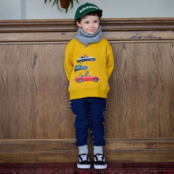 Animal, Dinosaur, and Car Sweatshirt,Mustard, medium image number 12