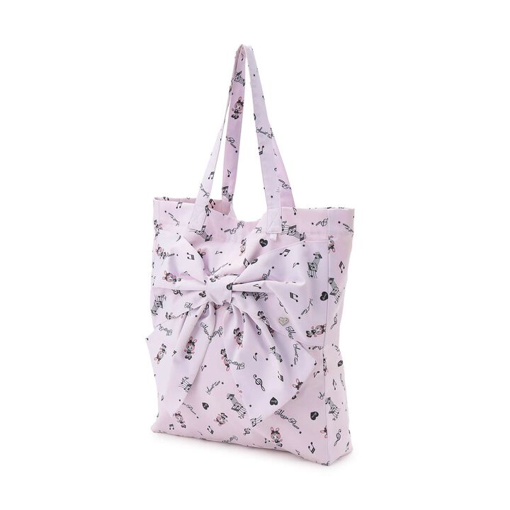 Big Ribbon Tote with Berie-chan Pattern for Presentation♪,Pink, medium image number 1