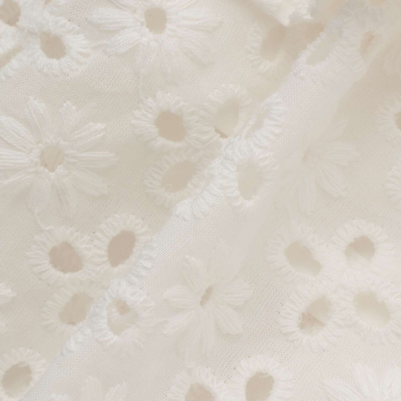 [100% Cotton] Cotton Lace Tiered Skirt with Inner Shorts [Kids Girls],Pearl white, large image number 7