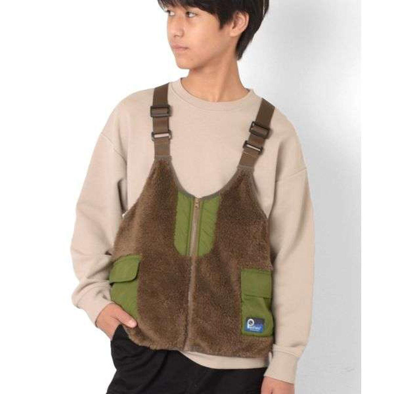 [Penfield] Boa Vest,Black, large image number 18