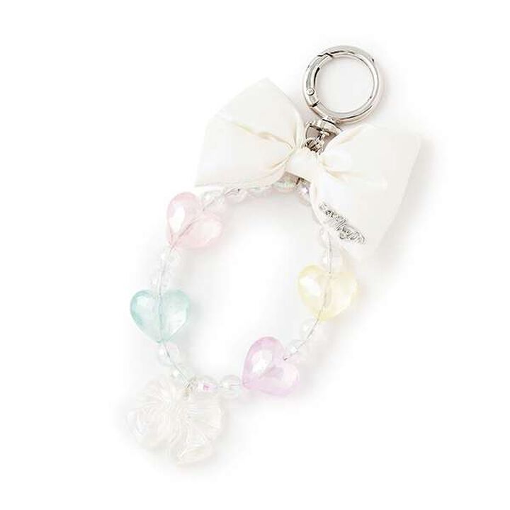 Ribbon & Beads Key Charm,, medium