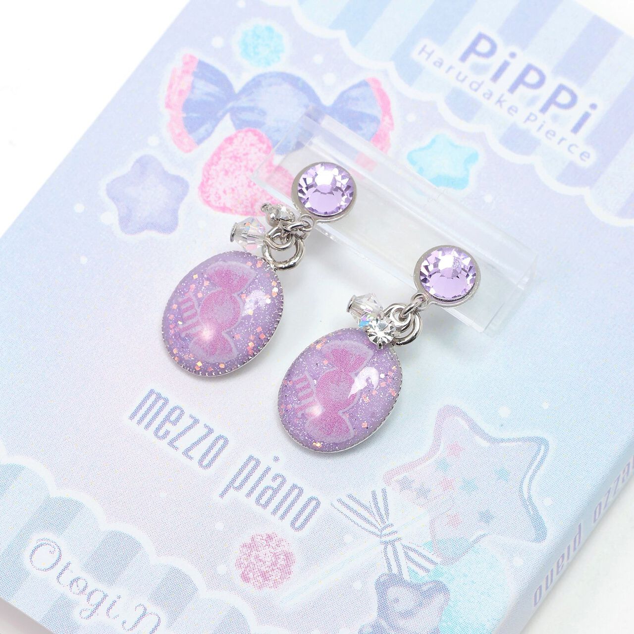 Fairy Tale Nails x PiPPi Stick-On Earrings,Pink, large image number 3