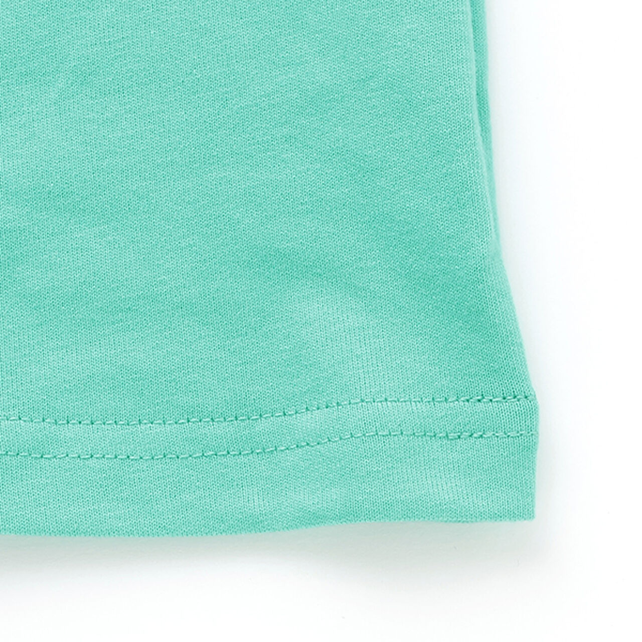 [Stain-resistant and Water-repellent] Disney Princess Off-Shoulder T-Shirt with Ribbon Sleeves,Green, large image number 6