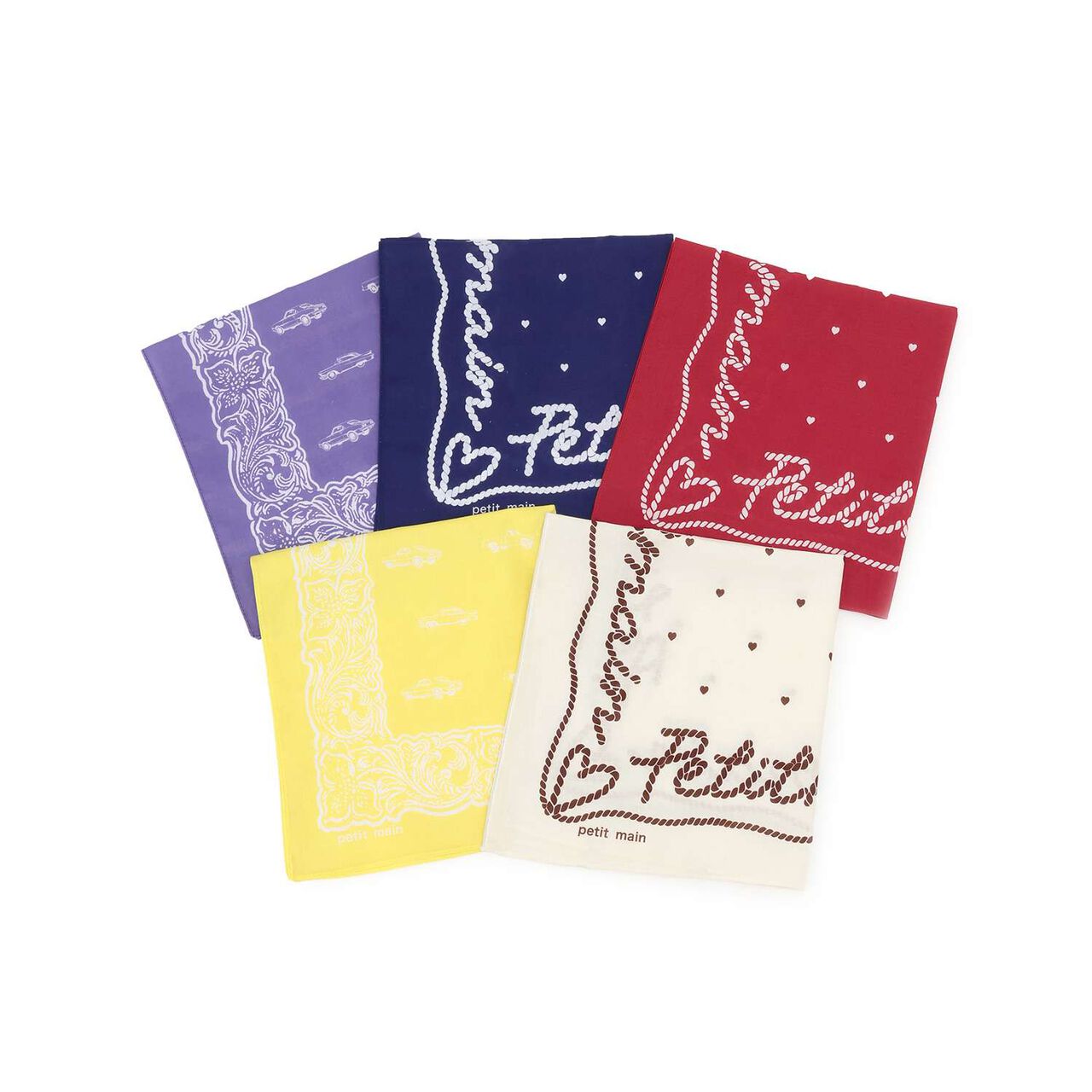 Assorted Pattern Bandana,Ivory, large image number 13