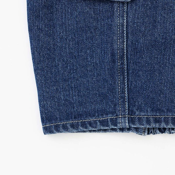 [LTXC] Denim Bustier & Wide Pants Outfit Set,Blue, medium image number 13