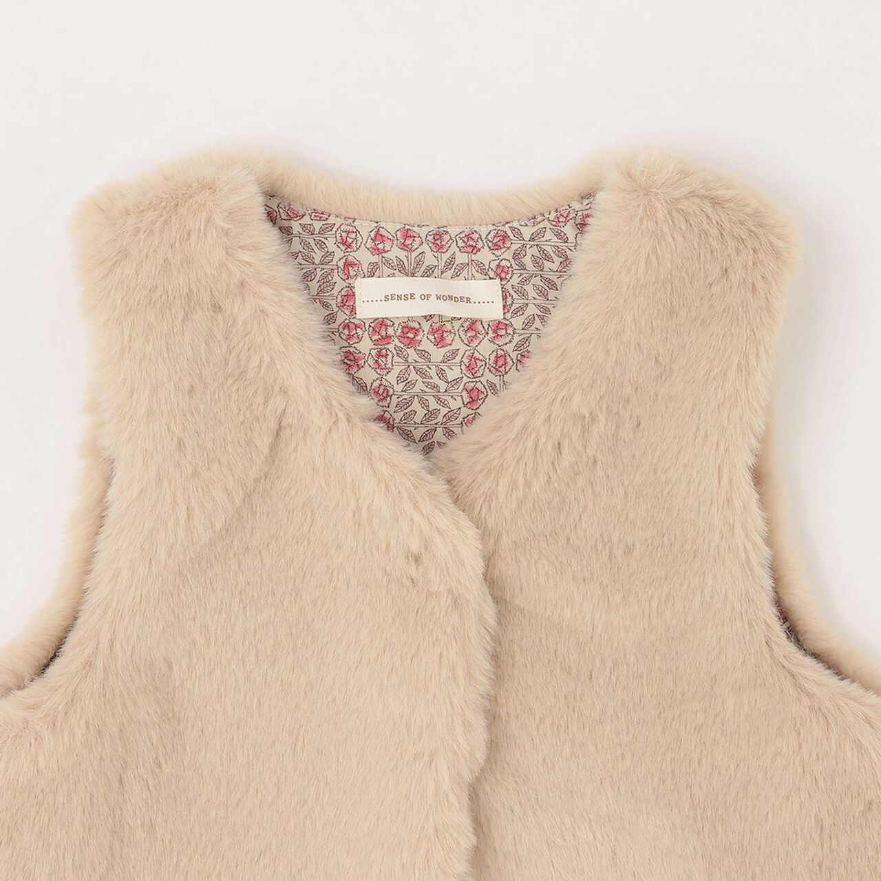 Liberty Fur Vest,Pink, large image number 2