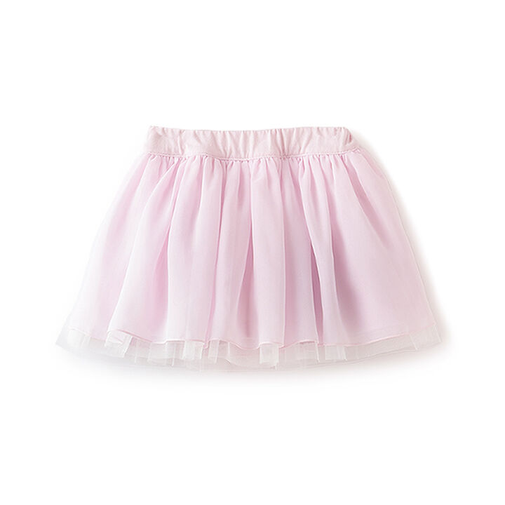 Strawberry Embroidery Frill Skirt with Shorts,Light pink, medium image number 1