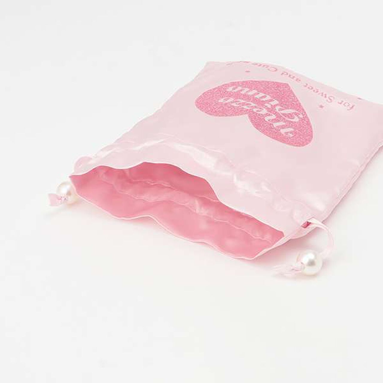 25th Anniversary Sparkling Heart Logo Pouch,Light blue, large image number 5