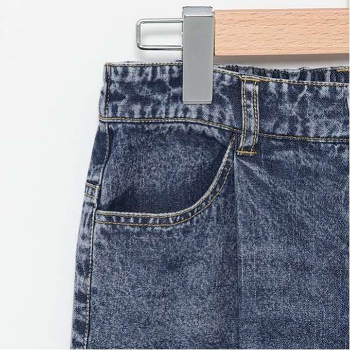 [LTXC] Denim Bustier Outfit Set,Blue, medium image number 4