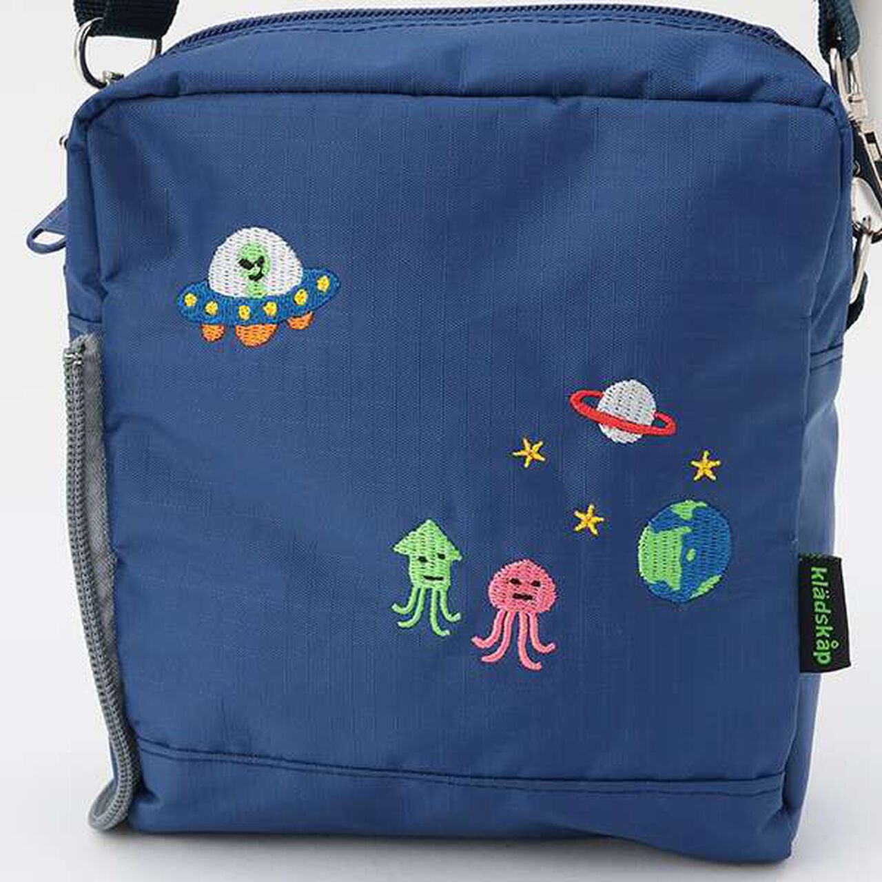 Space Motif Shoulder Bag,Navy, large image number 11