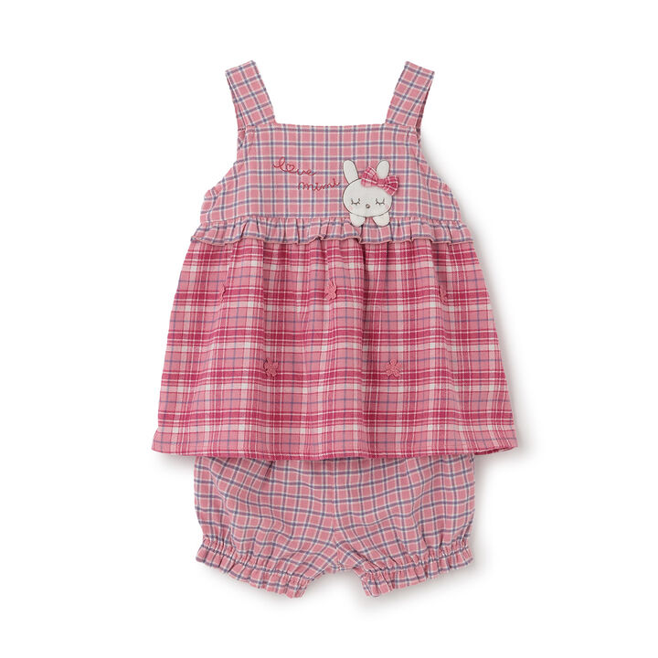 Mimi-chan Checkered Top & Bottom Set,, medium