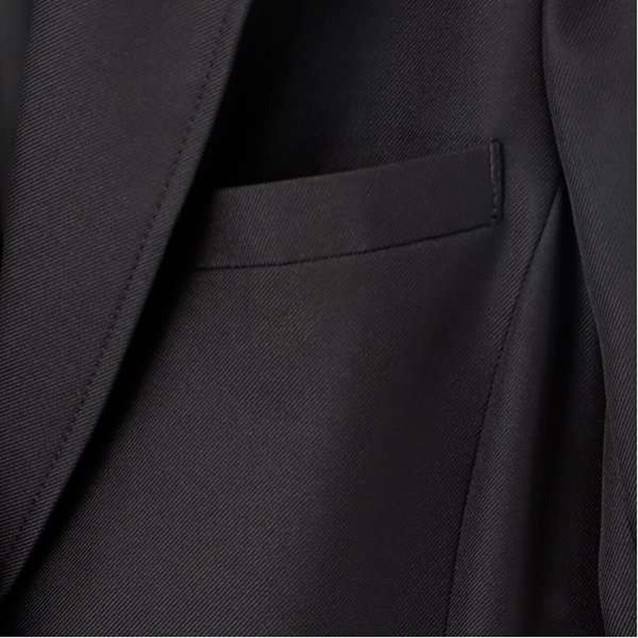 [Graduation Attire] with Emblem Tailored Jacket,Black, large image number 18