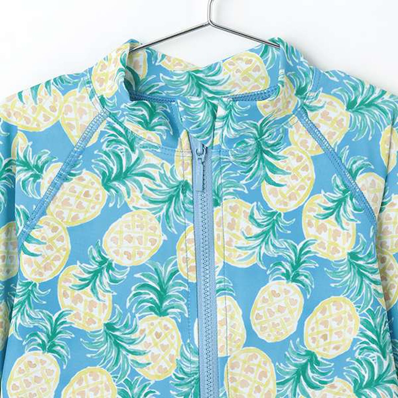 [SWIM] Pineapple Boy's Rash Guard,Blue, large image number 2