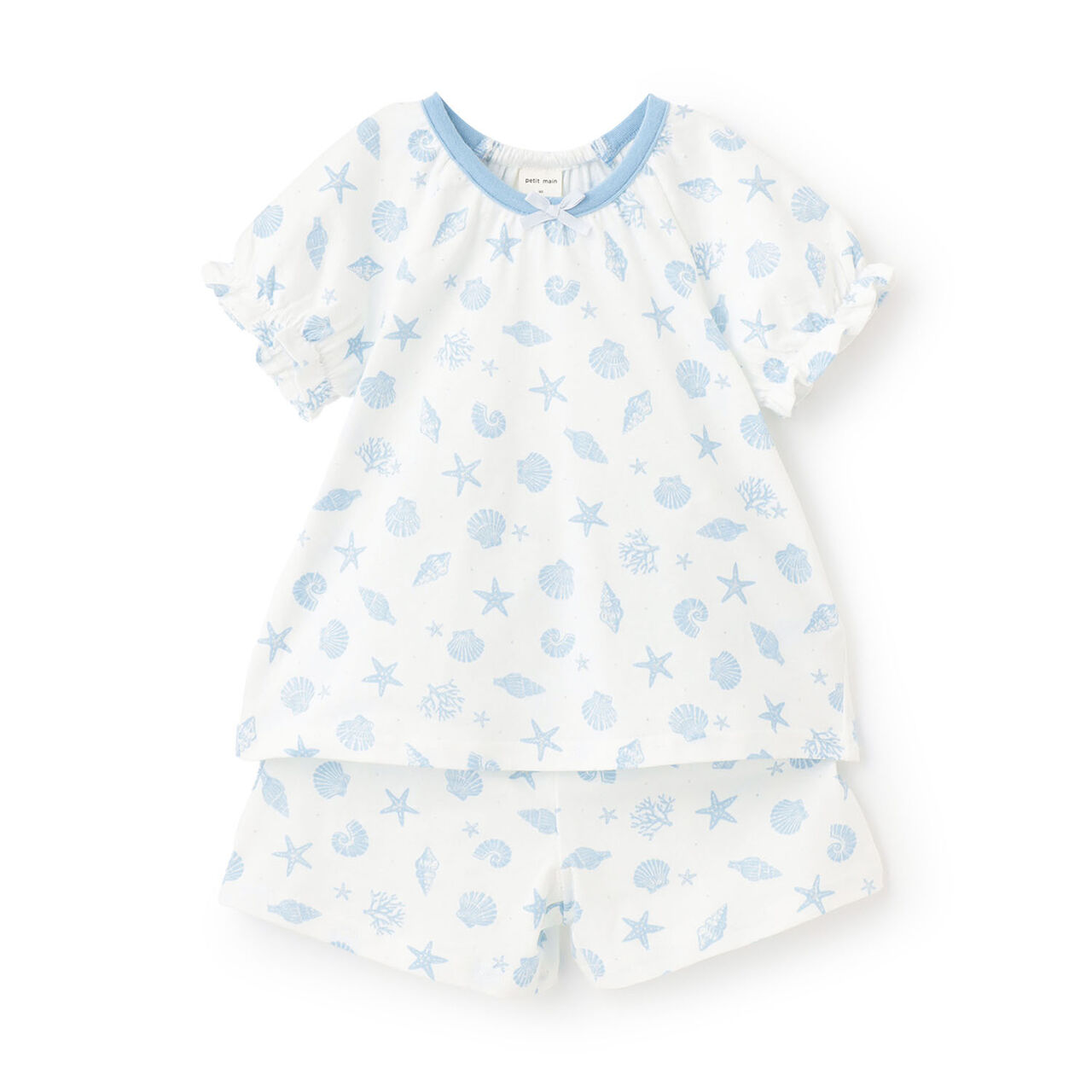 GIRLS Short-Sleeve Pajamas,Red, large image number 3