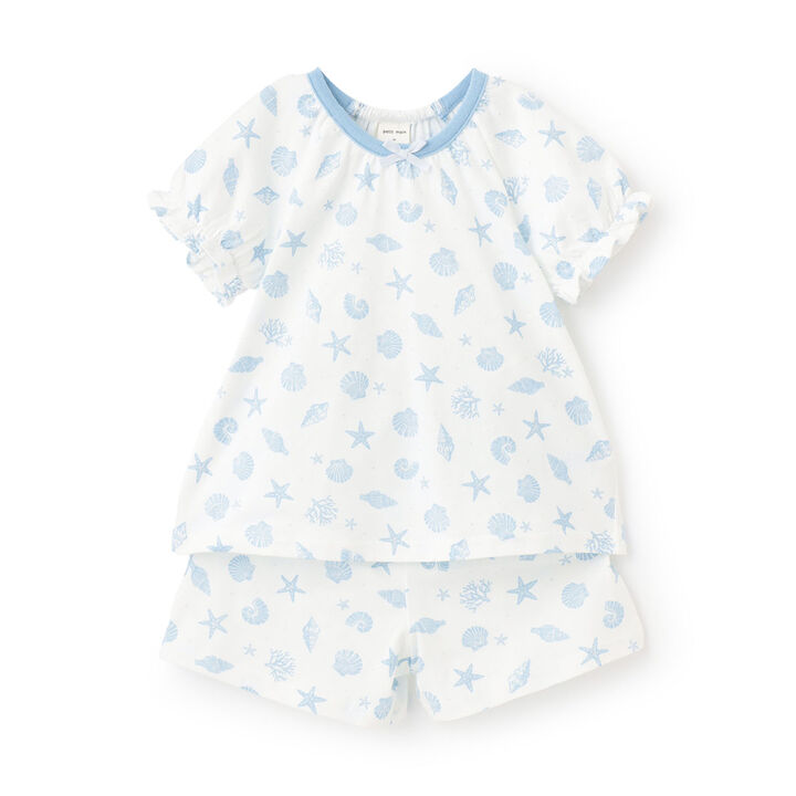 GIRLS Short-Sleeve Pajamas,Red, medium image number 3