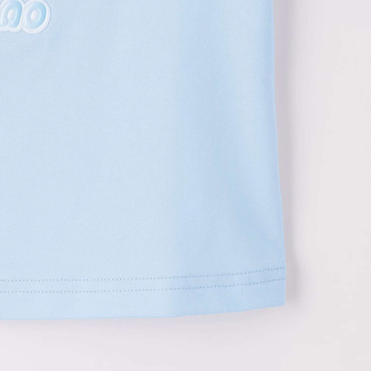 Churu-Kawa Stickers Short Sleeve T-Shirt [Cool Touch],Sax blue, large image number 6