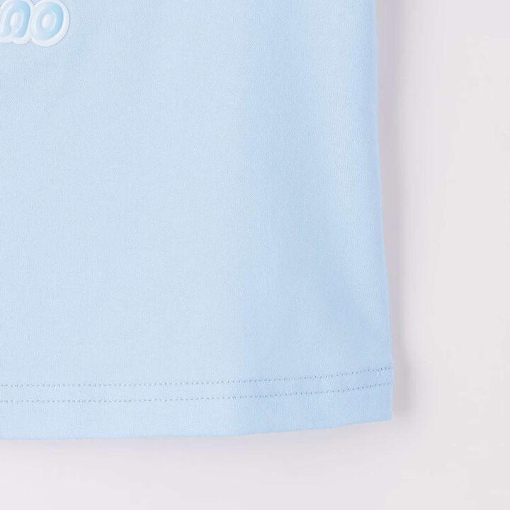 Churu-Kawa Stickers Short Sleeve T-Shirt [Cool Touch],Sax blue, medium image number 6