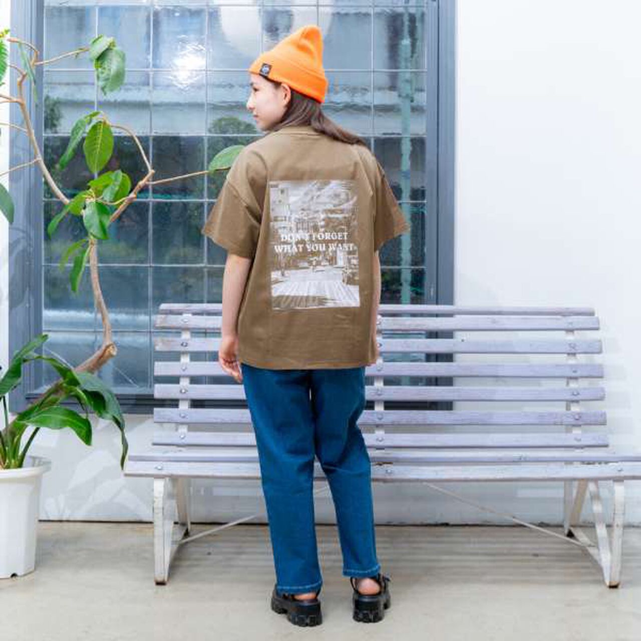 Assorted Photo Short Sleeve T-Shirt,Navy, large image number 1