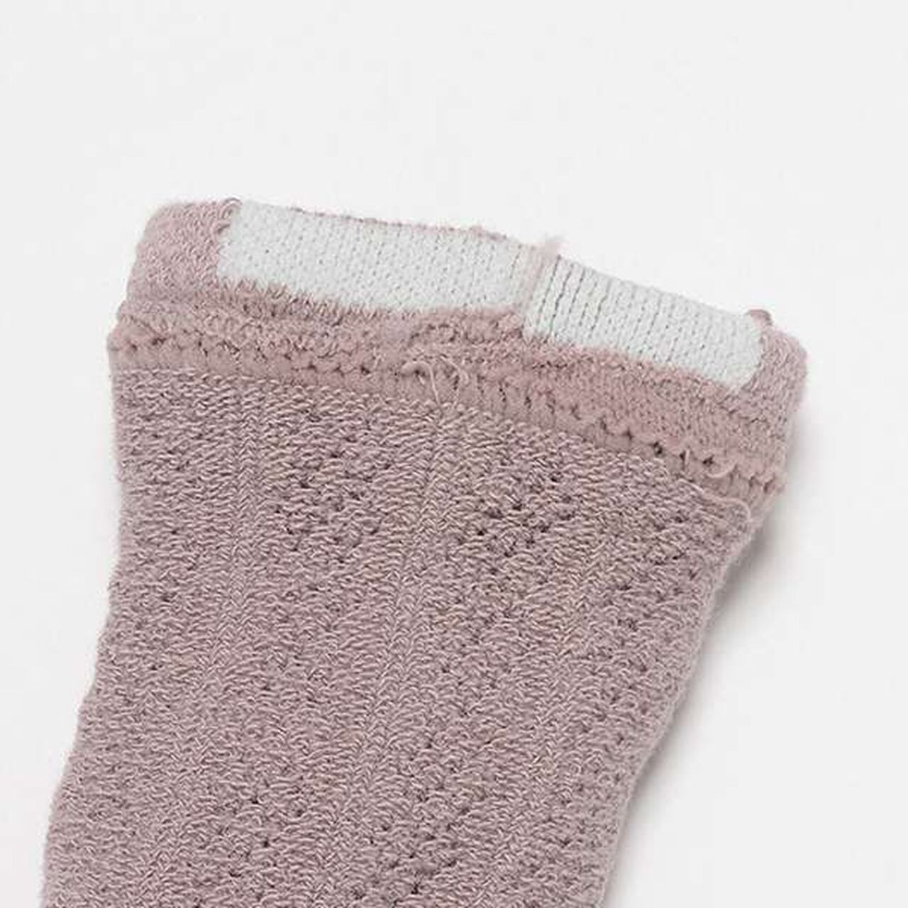 Float Cotton Lace High Socks,Ivory, large image number 4