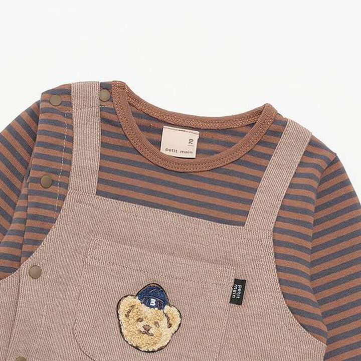 Salopette-Style Coverall,Beige, medium image number 2