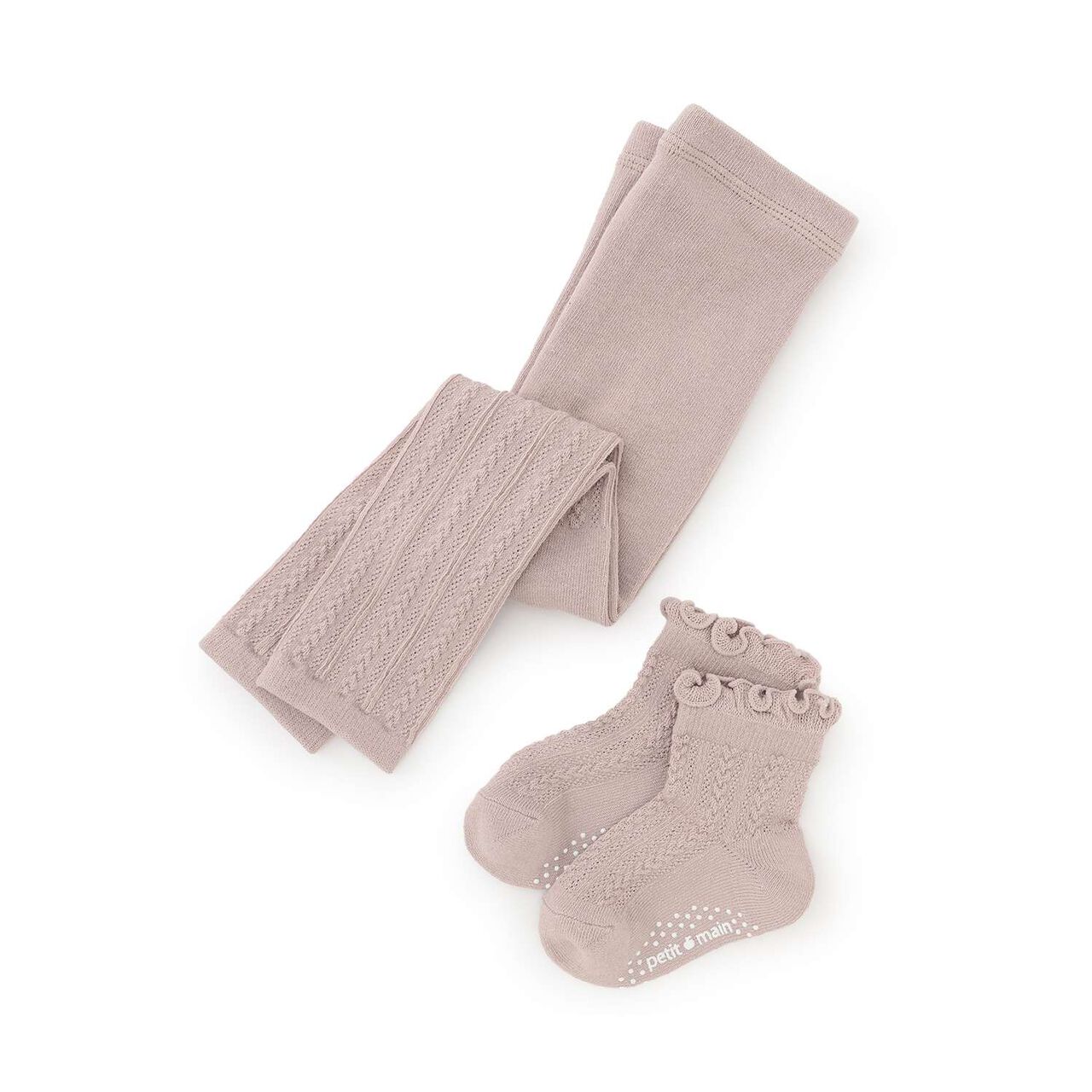 Leggings and Socks Set,Light pink, large image number 0