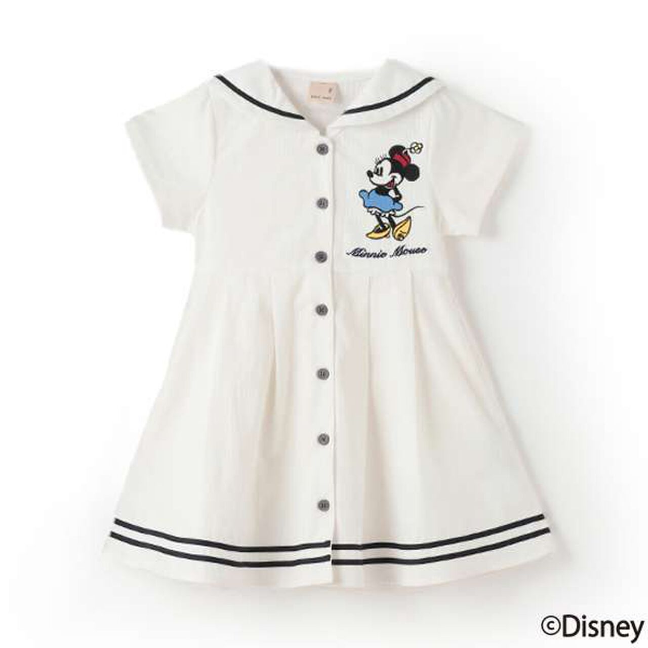 [Disney] Sailor One-Piece Dress,Light blue, large image number 8