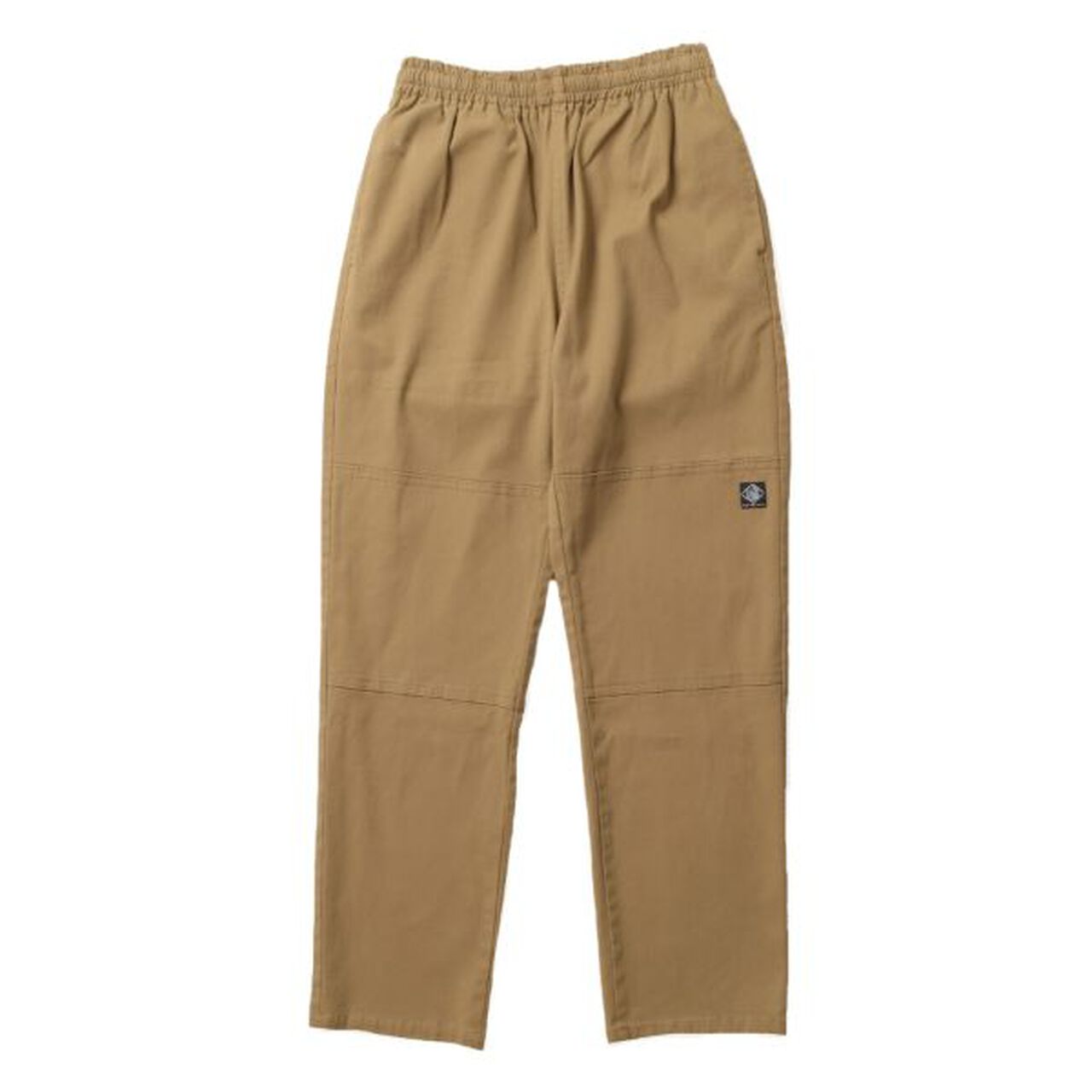 [Adult Size Available] Color Twill Double Knee Pants,Black, large image number 2