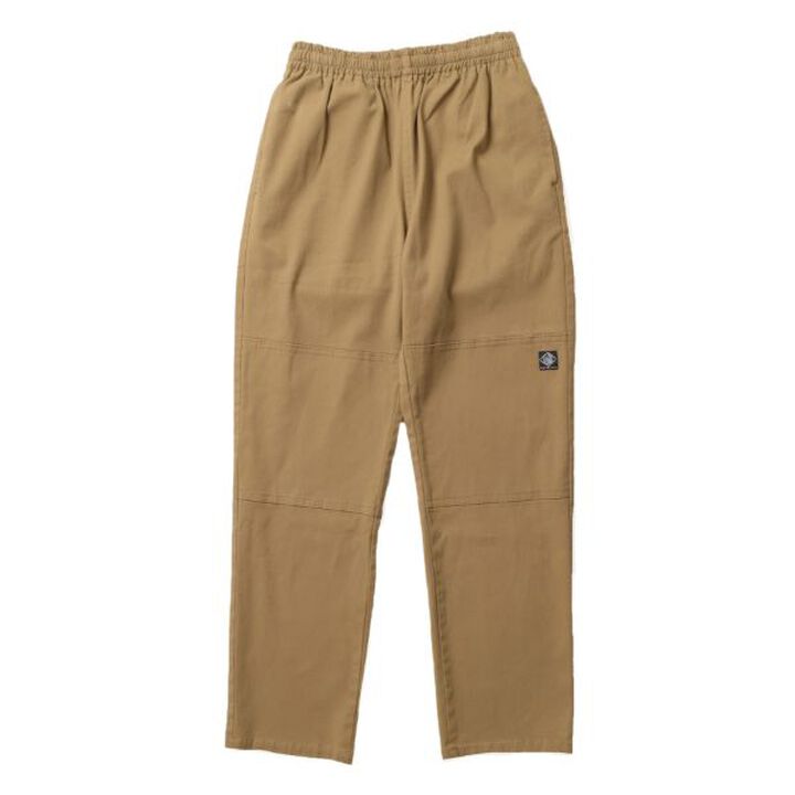 [Adult Size Available] Color Twill Double Knee Pants,Black, medium image number 2