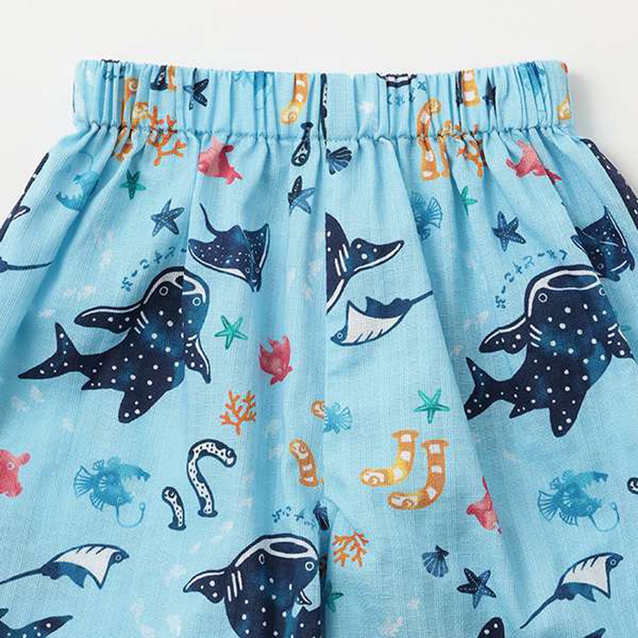 Ocean Pattern Jinbei,Sax blue, large image number 12