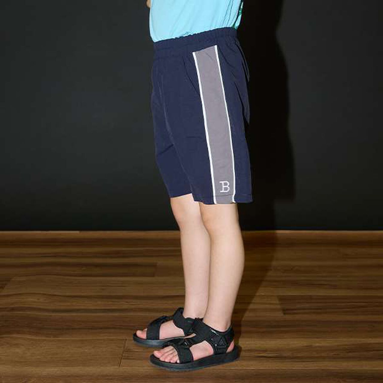 Side Panel 4/4 Length Pants,Navy, large image number 3