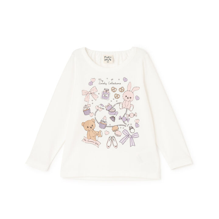 990T Long-Sleeve Character Goods,Emerald green, medium image number 7