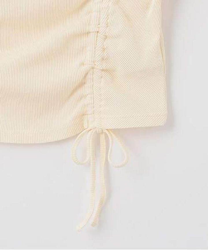 Pigment Shirring Tereko,Khaki, medium image number 14