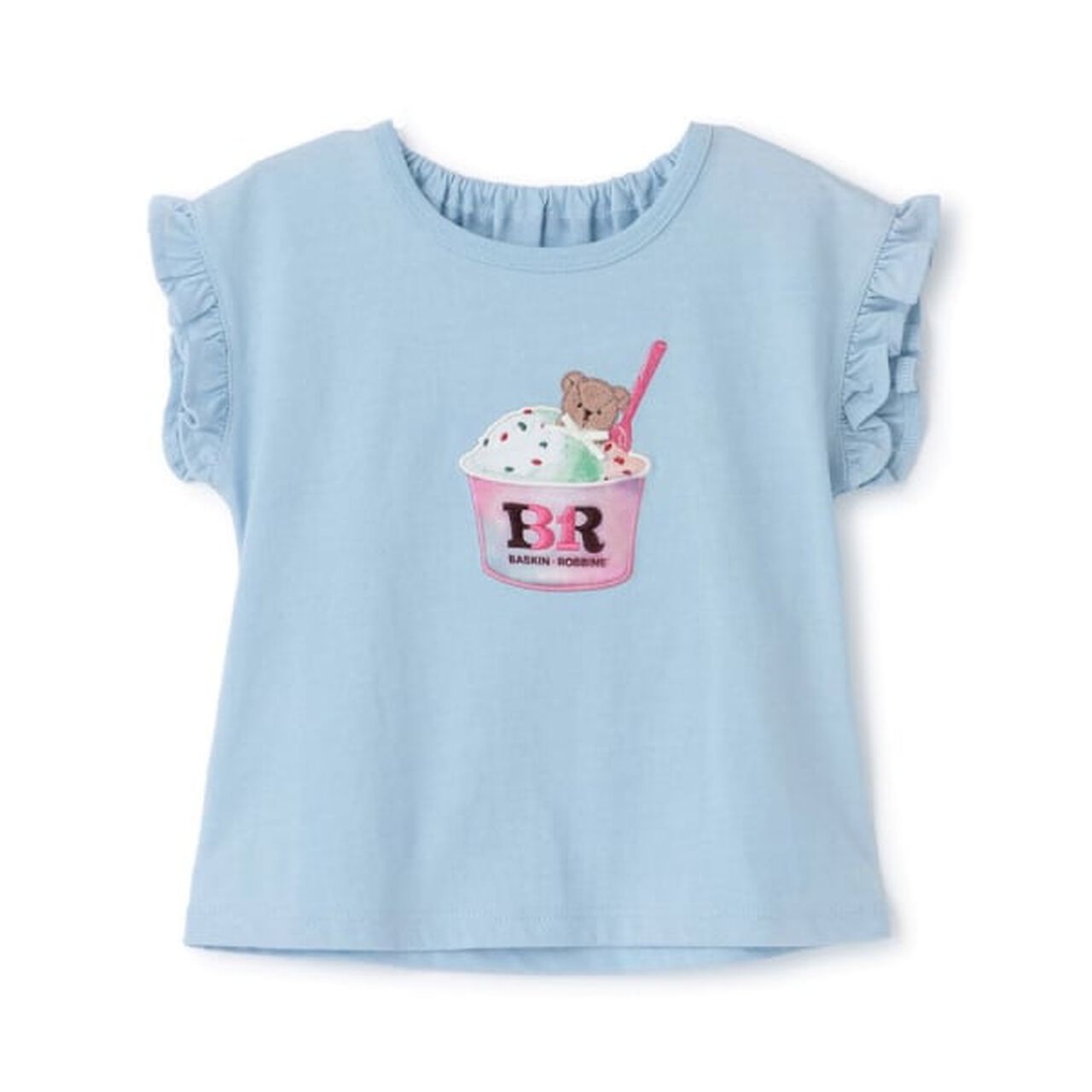 [31 Ice Cream] Cool Sensation Graphic Short Sleeve T-Shirt,Dark red, large image number 16