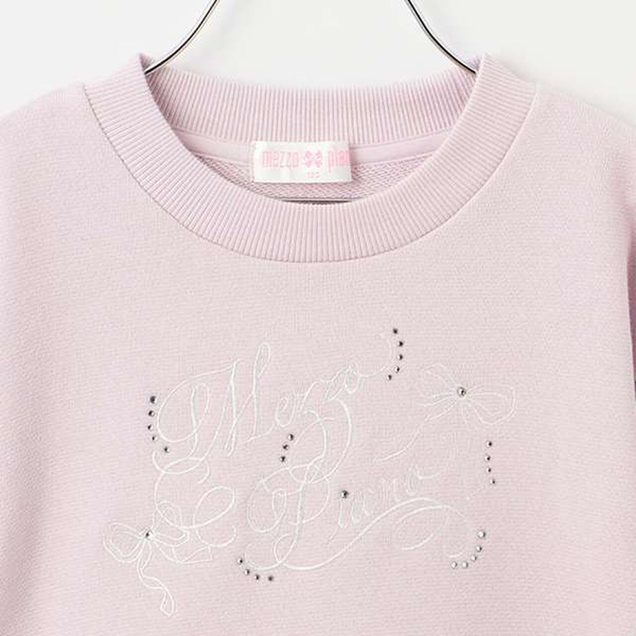 Tulle Frill Sweatshirt,Off white, large image number 4