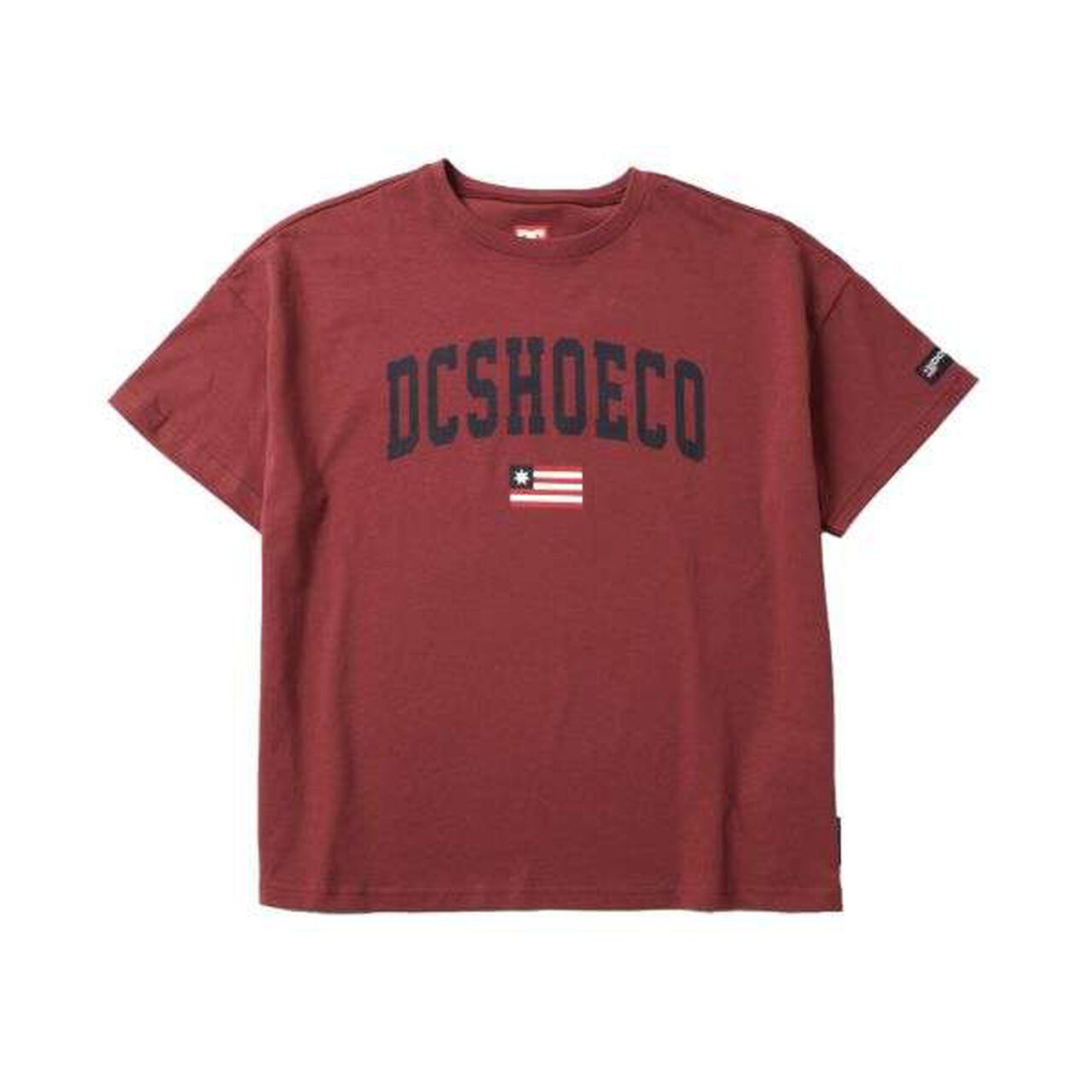 [Adult Size Available] [DC] Arch Logo Print Big Short Sleeve T-Shirt,Deep red, large image number 16