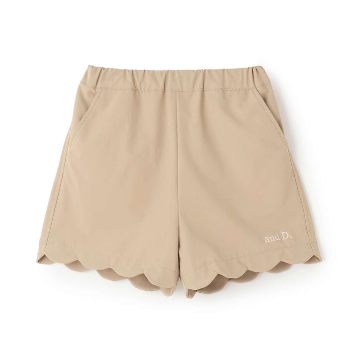 [Land and Water Use] Scallop Trim Shorts,Beige, medium image number 8