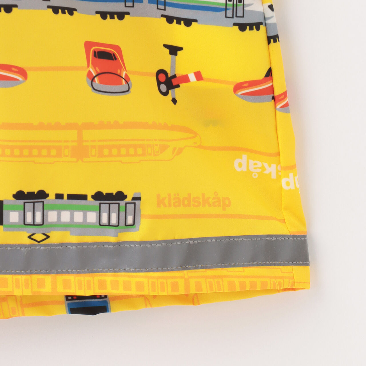 All-Over Pattern Raincoat,Yellow, large image number 7