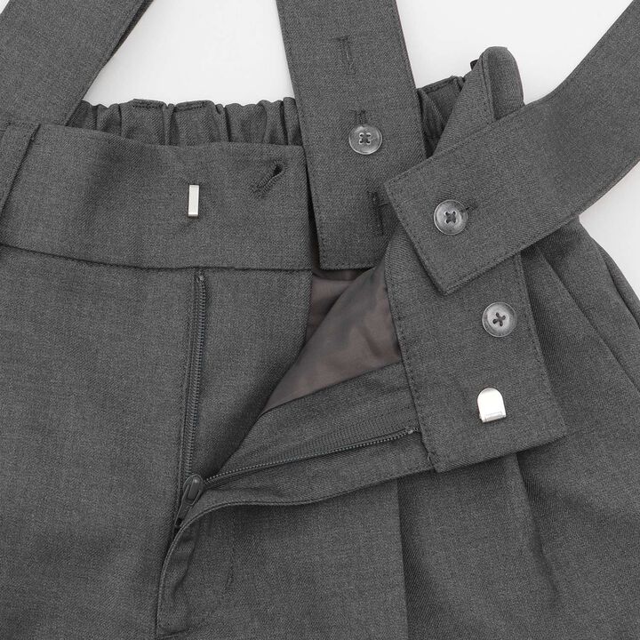 [AMI] Suspender Slacks Pants,Charcoal gray, medium image number 7