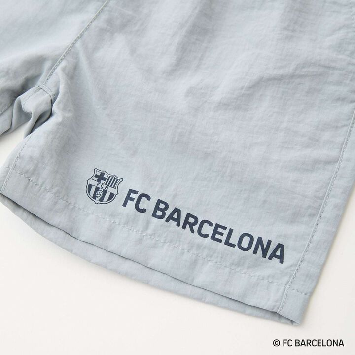 [FC BARCELONA] 布質短褲,淡卡其色, medium image number 14