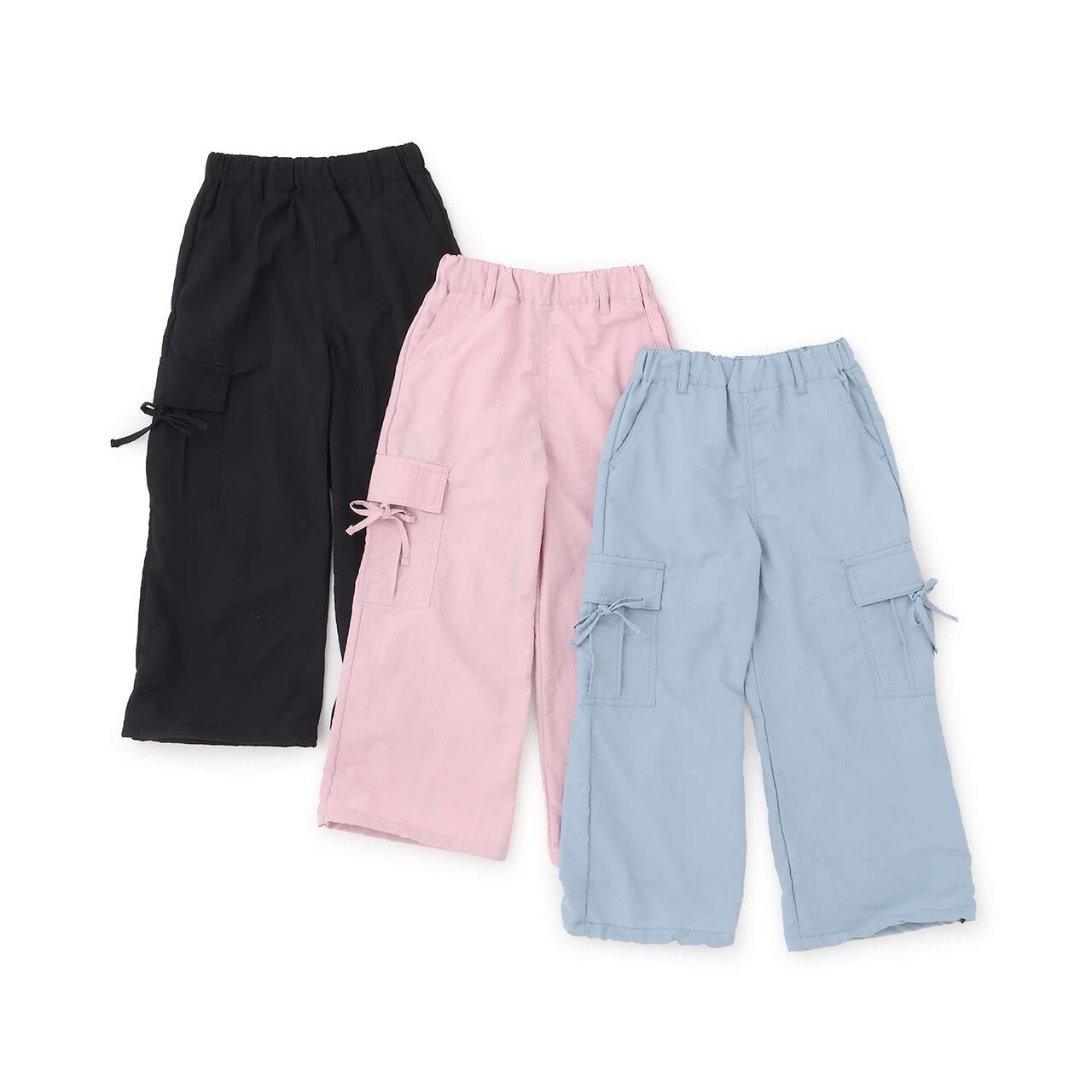 Simple Cargo Pants,Black, large image number 10