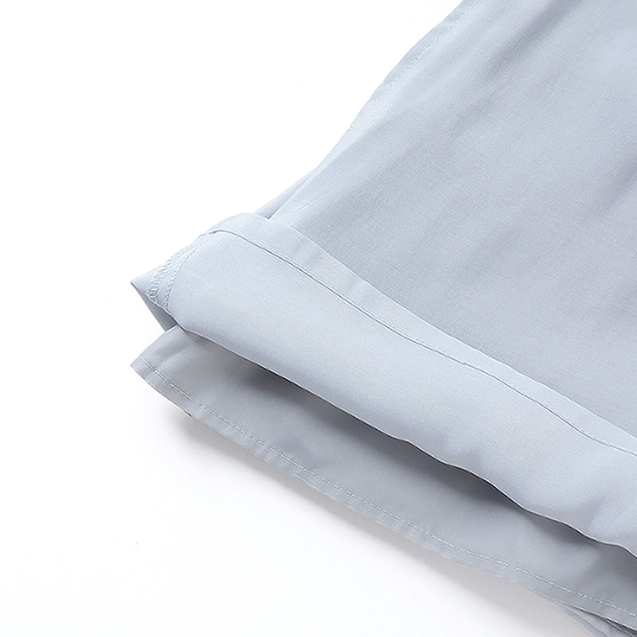 Sheer Shirt Jacket Set,Sax blue, large image number 10