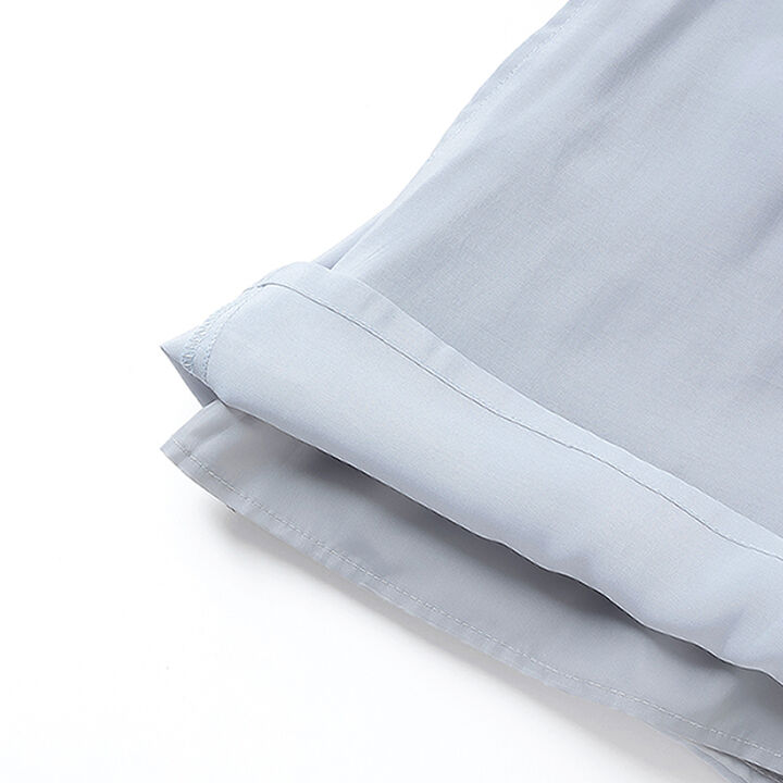 Sheer Shirt Jacket Set,Sax blue, medium image number 10