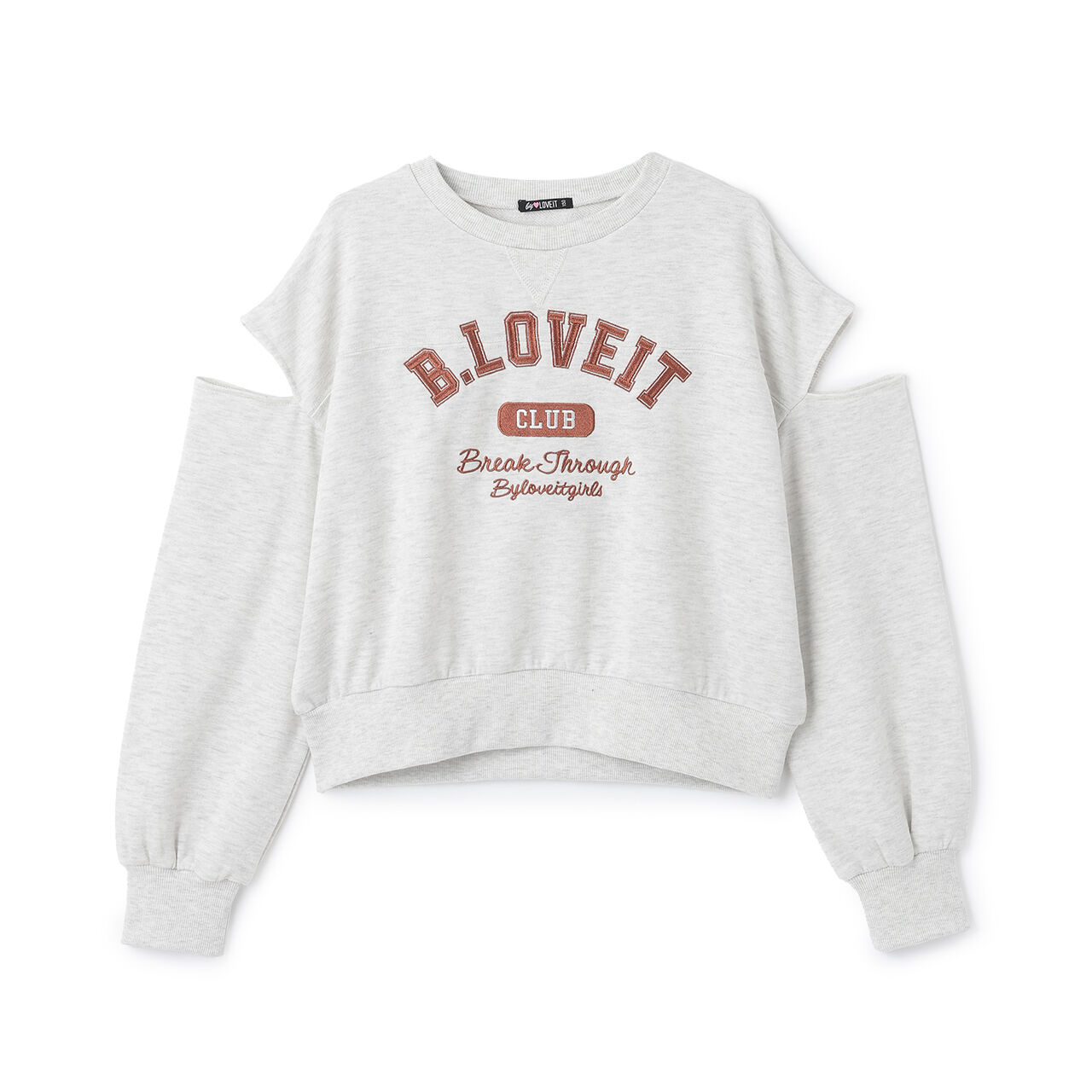 Shoulder Slit Pullover,Red, large image number 5